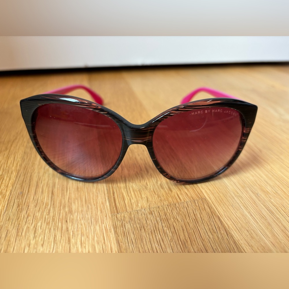 Marc By Marc Jacobs tortoise and pink sunglasses